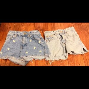 Kids Zara Girls Denim Shorts Bundle -Size 10